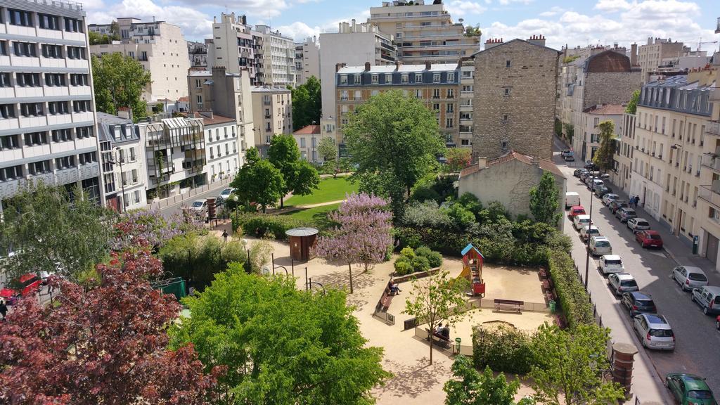 Hotel Moulin Vert Paris Exterior foto