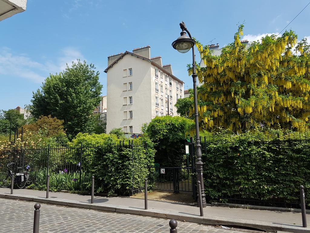 Hotel Moulin Vert Paris Exterior foto
