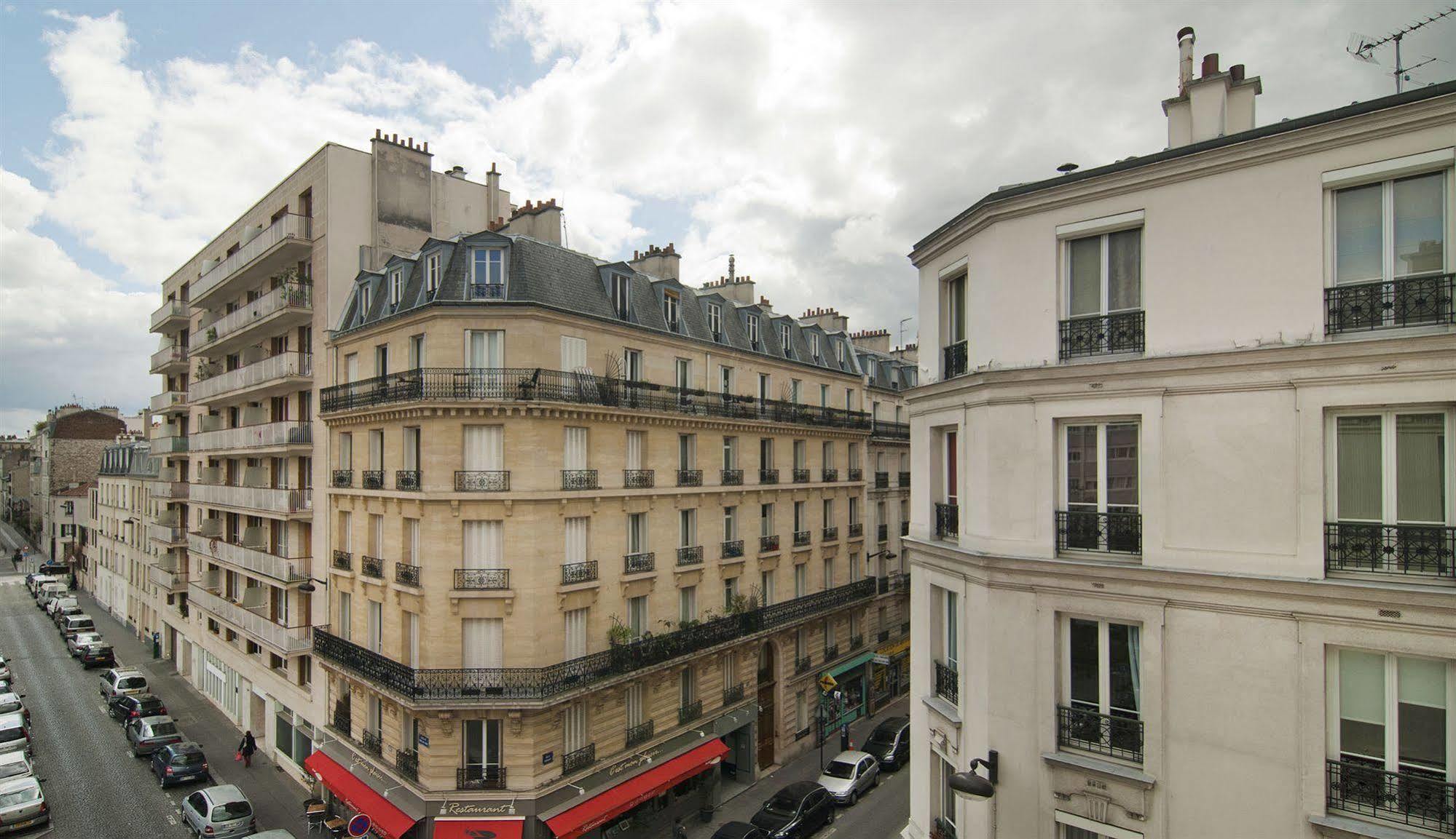 Hotel Moulin Vert Paris Exterior foto