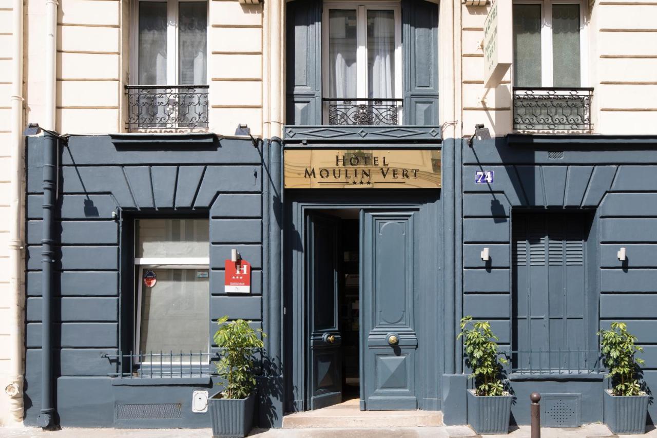 Hotel Moulin Vert Paris Exterior foto